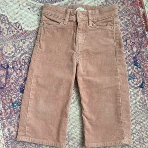 Pink corduroy culottes from H&M
